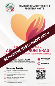 Foro Nacional "Hacia una Ley Integral de Migración"