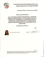 Cédula Asistencia Karen Castrejón firmada