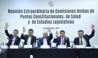 Reunión Extraordinaria de Comisiones Unidas Puntos Constitucionales; Salud; y  Estudios Legislativos, 5 de diciembre de 2024 