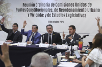 Reunión Ordinaria de Comisiones Unidas de Puntos Constitucionales, de Reordenamiento Urbano y Vivienda; y de Estudios Legislativos, 28 de octubre de 2024.