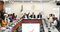 Reunión Ordinaria de Trabajo de la Comisión de Hacienda y Crédito Público Comparecencia de la Lic. Victoria Rodríguez Ceja, Gobernadora del Banco de México, sobre su informe de complimiento de mandato, 10 de abril de 2025, 10:00 horas.
