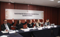 Cuarta Reunión Ordinaria de la Comisión Para la Igualdad de Género, miércoles 23 de abril de 2025 a las 19:00 horas.