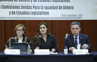 Comisiones Unidas de Trabajo y Previsión Social, Para la Igualdad de Género y de Estudios Legislativos, jueves 28 de noviembre de 2024 a las 17:00 horas, en las Salas 5 y 6 de la Planta Baja del Hemiciclo.