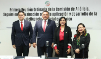 Primera Reunión Ordinaria de la Comisión de Análisis, Seguimiento y Evaluación sobre la aplicación y desarrollo de la Inteligencia Artificial en México celebrada el 13 de noviembre de 2024
