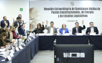 Reunión Extraordinaria de las Comisiones Unidas de Puntos Constitucionales; de Energía; y de Estudios Legislativos, 14 de octubre de 2024.