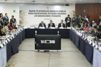 Reunión Extraordinaria de las Comisiones Unidas de Puntos Constitucionales; de Comunicaciones y Transportes; y de Estudios Legislativos, celebrada el lunes 14 de octubre de 2024.